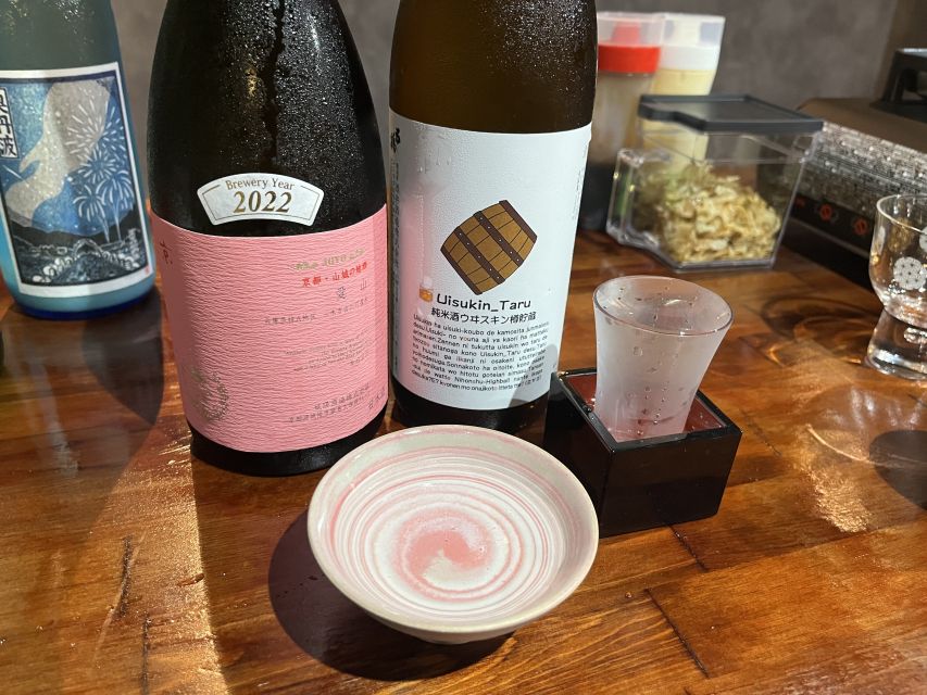 Osaka Sake Tasting with Takoyaki Cooking - Eating your work with the sake