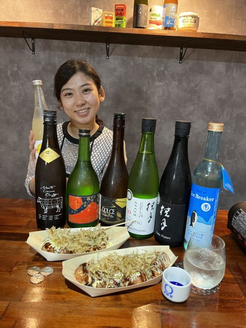 Osaka Sake Tasting with Takoyaki Cooking - Location and two-hour timing near Namba