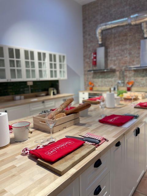 Paella and Burnt Basque Cheesecake - A modern kitchen with room to work