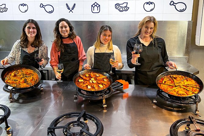 Paella Cooking Class, Wine Tasting & Central Market in Valencia - Key details before you book