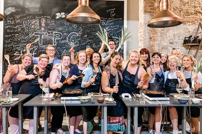Paella Cooking Class with Professional Chef: Four Course Dinner - Dessert and the full four-course format