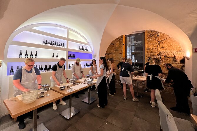 Palermo: Pasta and Tiramisu Small Group Cooking Class with Wine - Location, booking, and cancellation