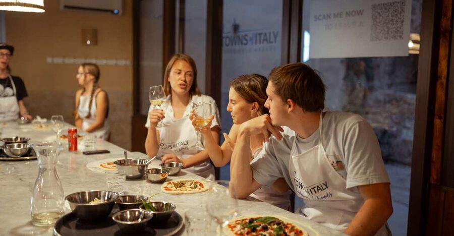 Palermo: Pizza and Gelato Cooking Class with Dinner and Wine - Dietary needs and important limits