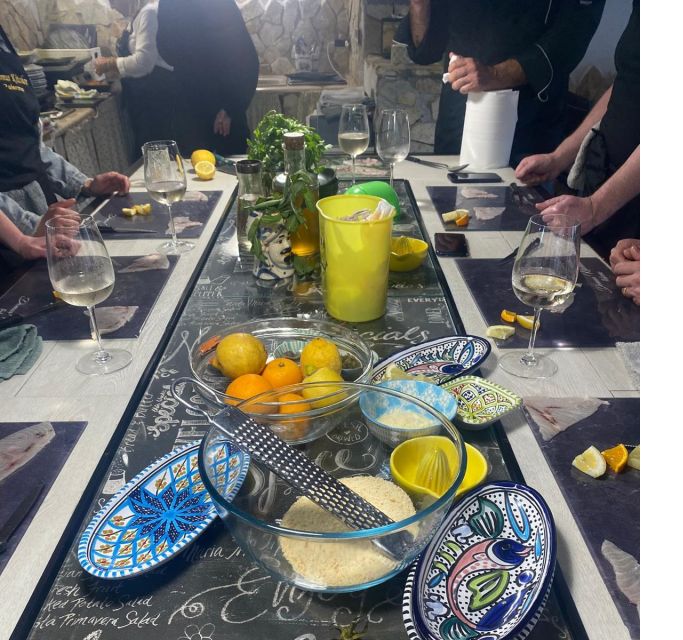 Palermo: Sicilian Cuisine Social Cooking Class & Dinner - The four-course dinner at Antonio’s table
