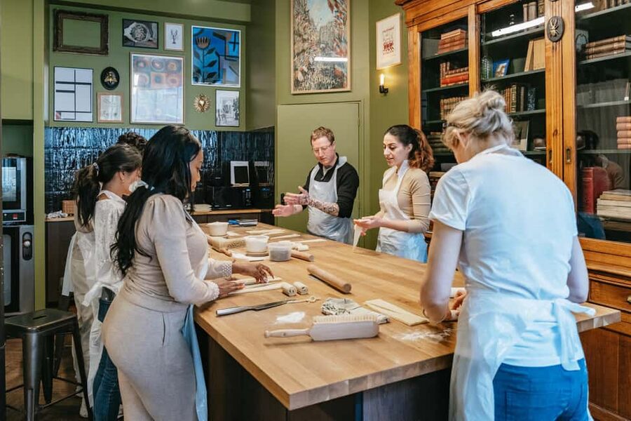 Paris: French Croissant Baking Class with a Chef - Rolling, cutting, and shaping the pastries