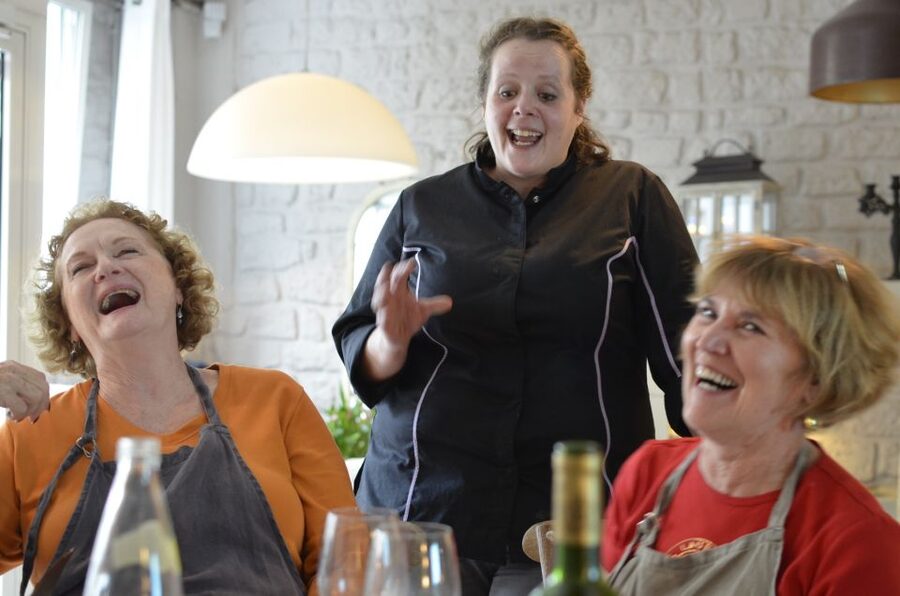 Paris: Full-Day Cooking Class, Market Tour and Lunch - Turning market ingredients into a French menu
