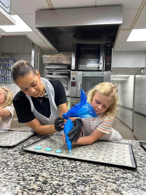 Paris: Macaron Baking Class - Mixing and Piping the Macaron Shells