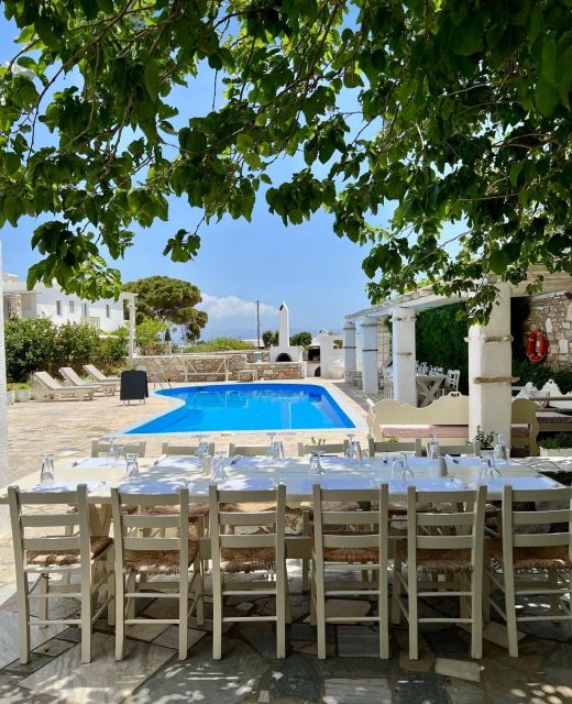 Paros: Greek Cooking Class with Full Meal - The setting and evening timing