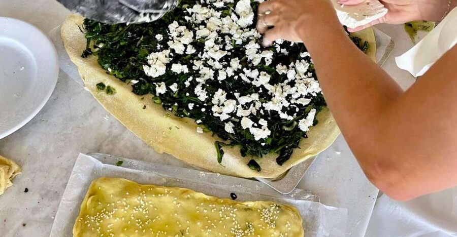 Paros: Greek Cooking Class with Full Meal - Meeting Maria, Vivian, and the cooking team
