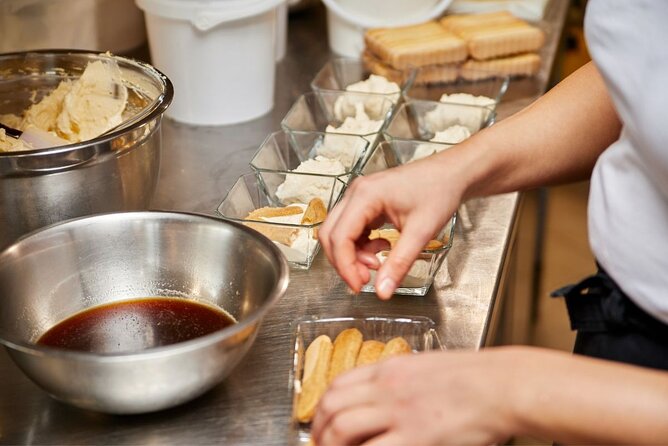 Pasta and Tiramisu Cooking Class in Rome, Piazza Navona - Preparing tiramisu and letting it chill
