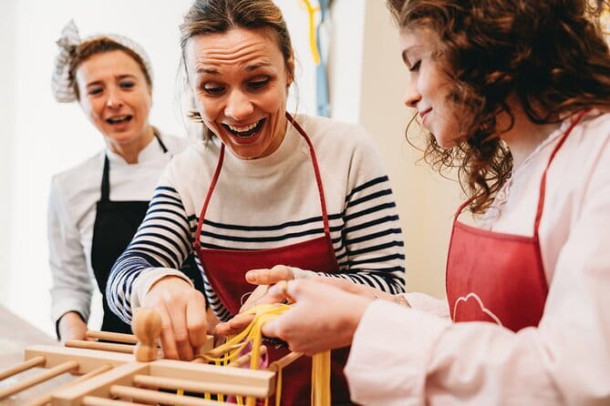 Pasta and Tiramisu Cooking Class with optional Local Market Tour - Making tagliatelle and ricotta ravioli