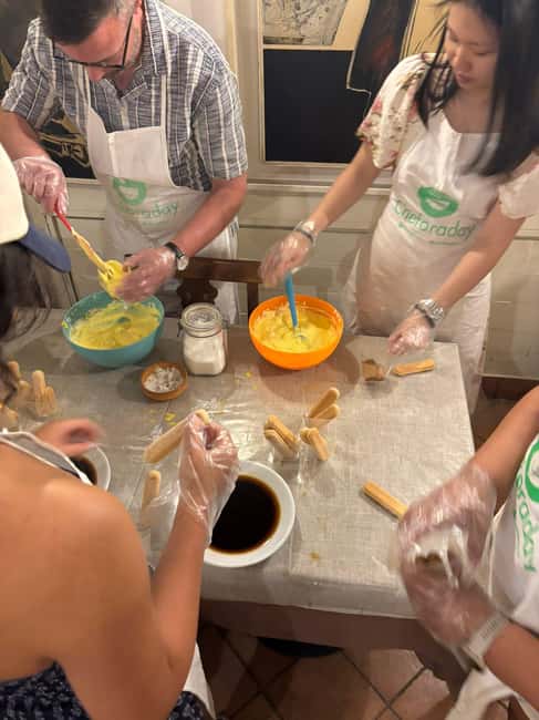 Pasta and tiramisù Cooking class with Wine at Piazza Navona - What the $55 price gets you