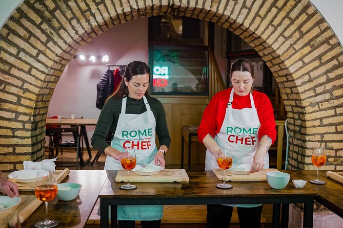 Pasta Cooking Class Near the Colosseum with 3 Spritz Cocktails - Carbonara or Cacio e Pepe on Your Plate