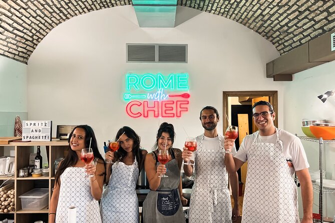 Pasta Cooking Class Near the Colosseum with 3 Spritz Cocktails - Who Will Get the Most From This Activity
