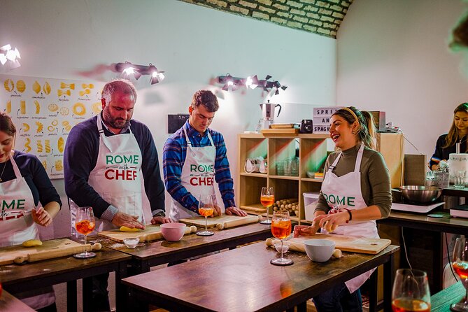Pasta Cooking Class Near the Colosseum with 3 Spritz Cocktails - Practical Details for Your Rome Schedule