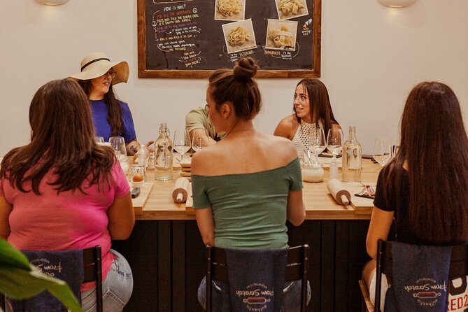Pasta Making & Wine Tasting with Dinner in Frascati from Rome - Eating the pasta you made
