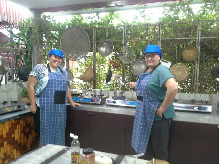 Phuket: Half Day Easy Thai Cooking Class & Local Market Tour - The small kitchen garden and cooking school