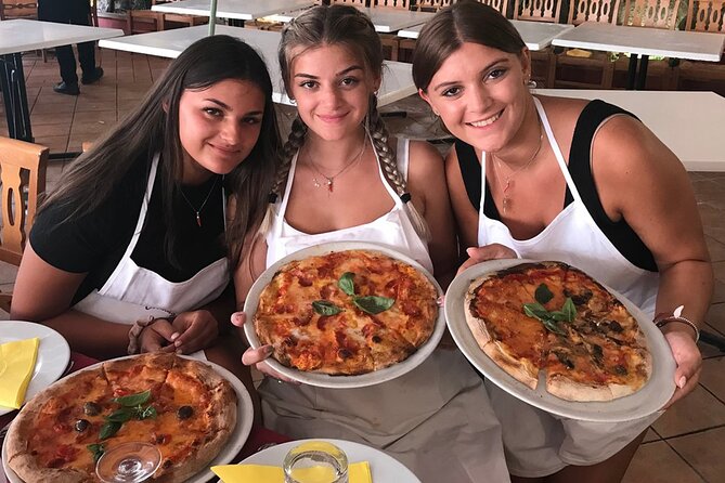 Pizza Cooking Class - Eating the pizza, pasta, and dessert