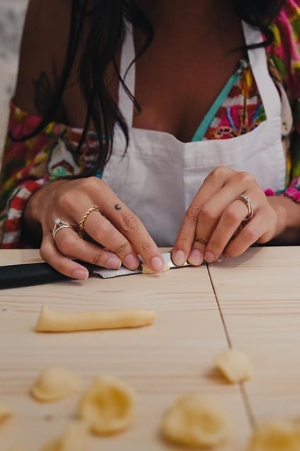 Polignano a Mare: Apulian Cooking Class with Food and Drinks - Sitting Down to Eat Your Own Work