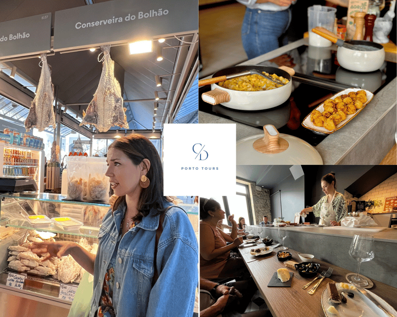 Porto: Local Market Tour & Cooking Class/Showcooking - Crossing the Luís I Bridge by Metro