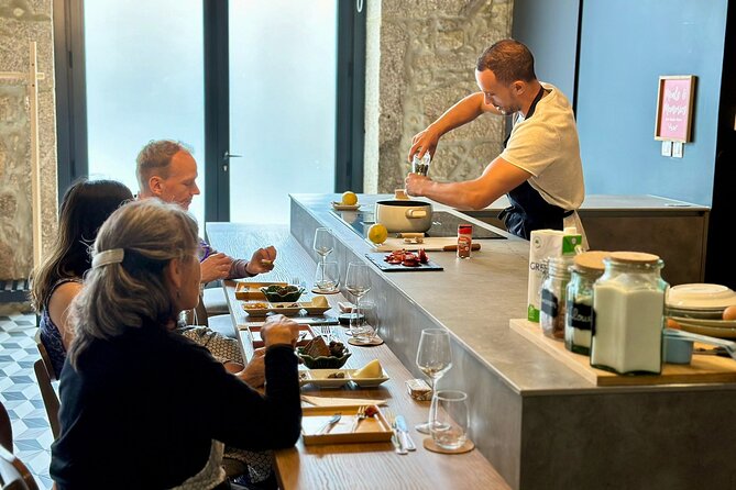 Porto Local Market Visit & Cooking Class / Showcooking - The menu: alheira, cod, and pastel de nata