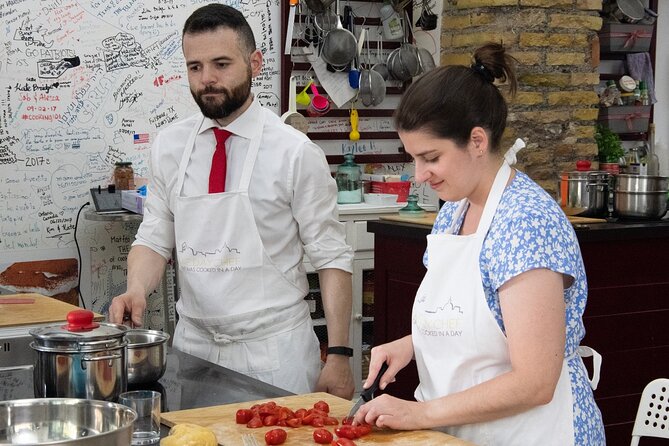 Private Cooking Classes in Rome! - Eating your own three-course meal