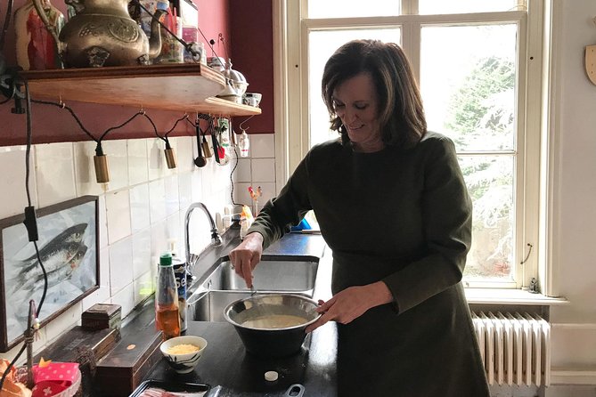 Private Dutch Pancake Cooking Class in an Amsterdam Canal Home - Conversation with Fusina is a major part of the value