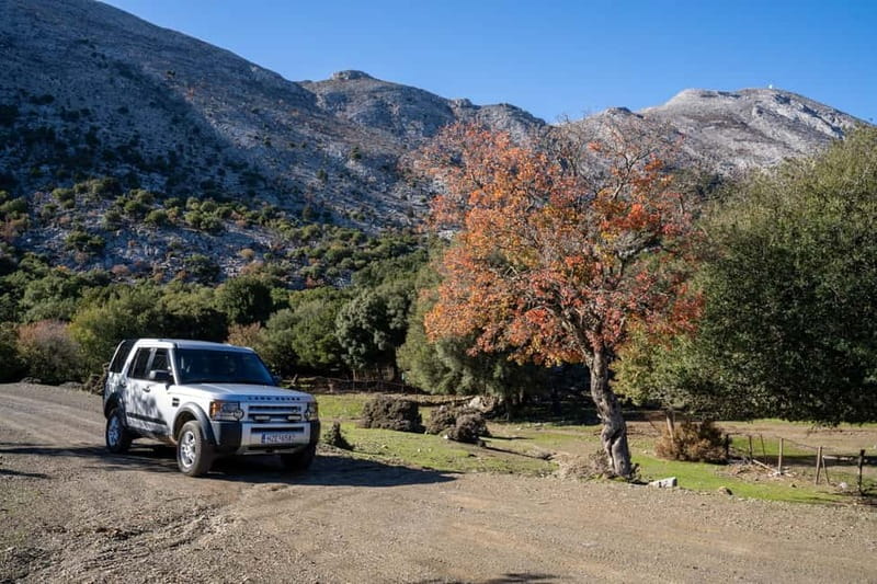 Private Jeep Tour to Psiloritis Mountain & Cooking Lesson - Kroussónas and the 45-minute off-road section