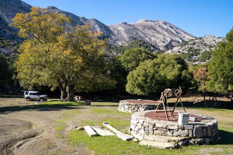Private Jeep Tour to Psiloritis Mountain & Cooking Lesson - A quiet pause at Agia Eirini Monastery
