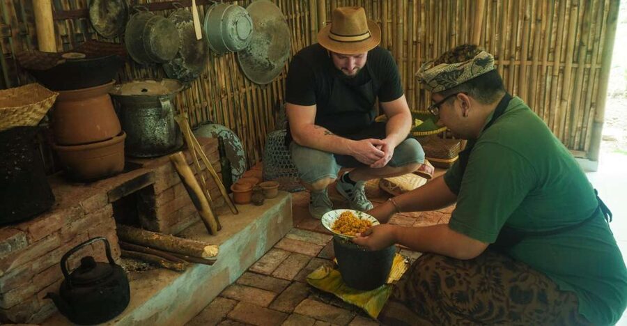 Pure Bali Village Experience Cooking & Jamu Class, Transfer - Farm Animals, Rice Planting, and Trigona Bees