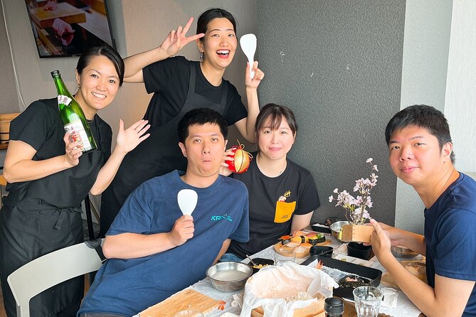 Ramen and Sushi Cooking Class with Sake Pairing Set in Tokyo - Sake that matches the food
