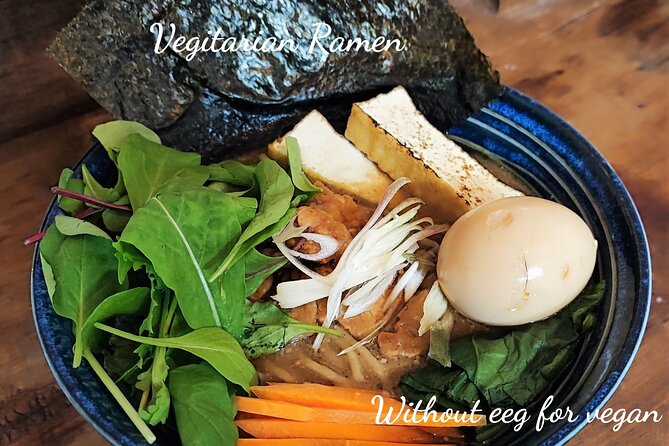Ramen & Dumpling Cooking in Tokyo with Chef/Vegan possible - Food restrictions and vegetarian options