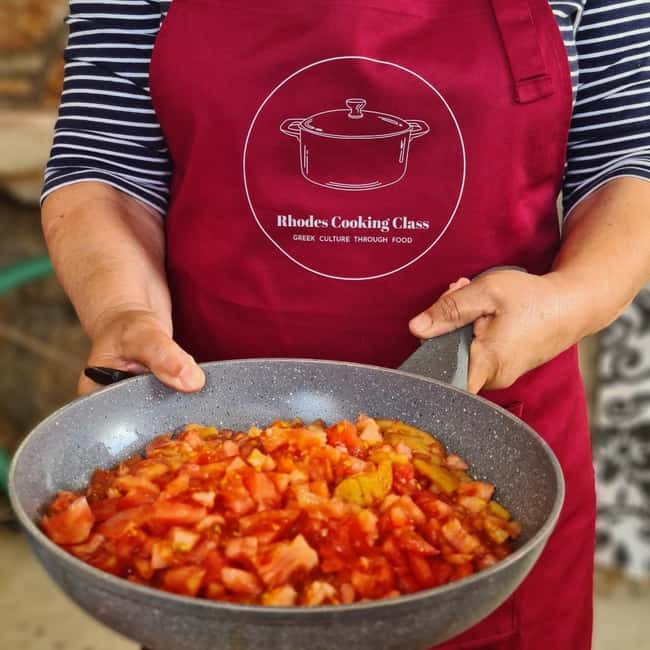 Rhodes: 1952 Farmhouse Cooking & Lunch with Unlimited Wine - What you actually cook during the class