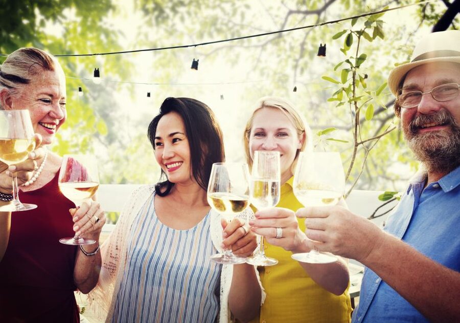Rhodes: Winery Tour, Tasting and cooking with the Winemaker - Five labels at the outdoor wine bar