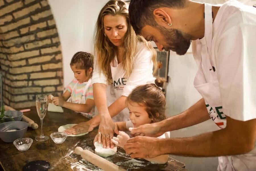 Rome 2-in-1: Pizza & Tiramisu Cooking MasterClass - Building tiramisu while the pizza cooks