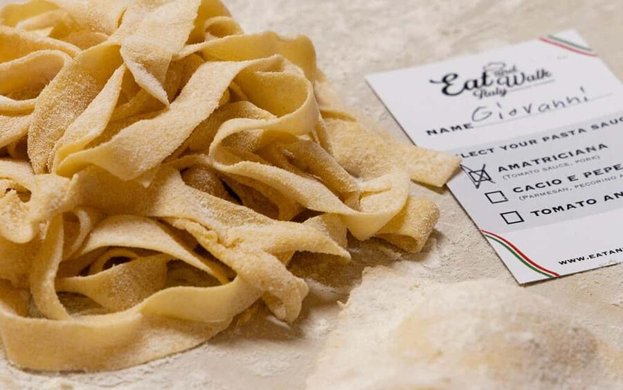 Rome: 3-in-1 Fettuccine, Ravioli, and Tiramisu Cooking Class - Fettuccine with a Roman sauce