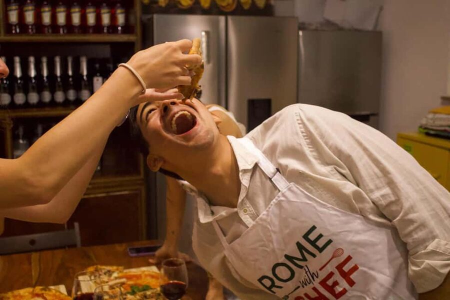 Rome: Hands-On Pizza Cooking Class with Spritz Mixology - Spritz mixology while the pizzas bake