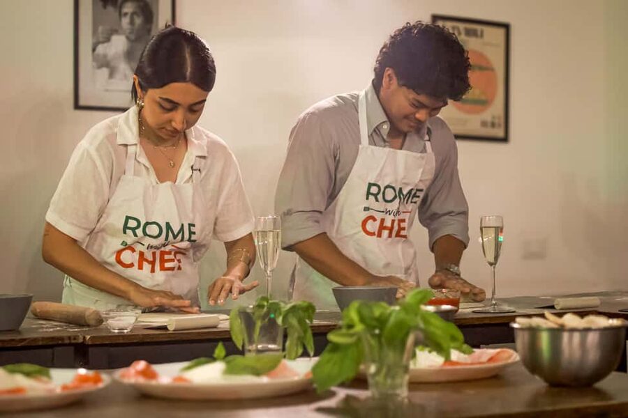 Rome: Hands-On Pizza Cooking Class with Spritz Mixology - Small details that make the evening easier