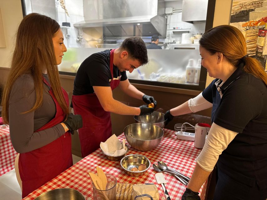 Rome: Homemade Pasta and Tiramisu Cooking Class - Mixing Flour, Water, and Roman Tradition
