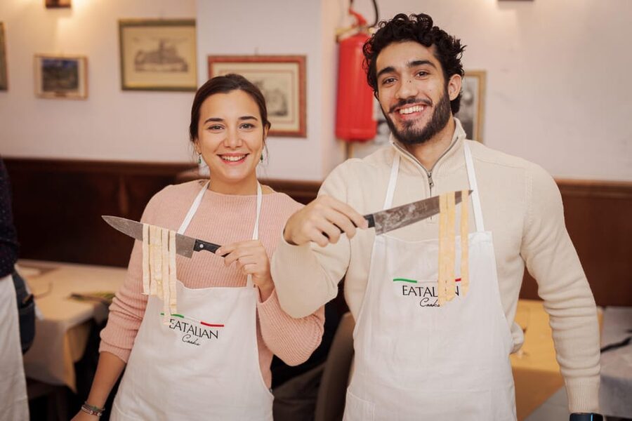 Rome: Pasta and Tiramisu Cooking Class in Piazza Navona - From cooking lesson to Piazza Navona meal