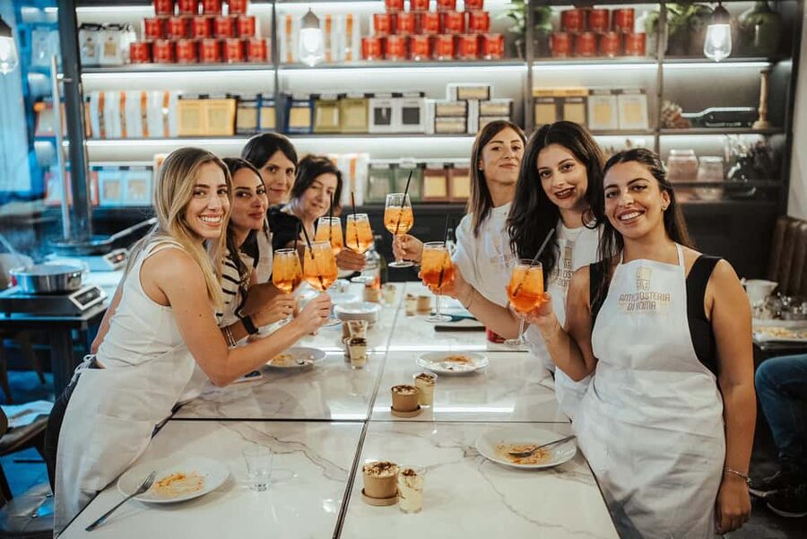 Rome: Pasta and Tiramisu Cooking Class with Spritz and Wine - Filling and sealing handmade ravioli