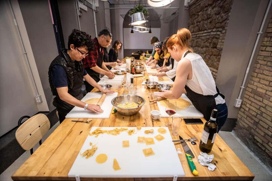 Rome: Pasta Cooking Class with Market Visit and Wine - Key points at a glance