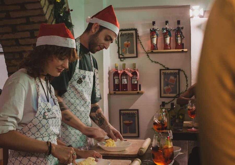 Rome: Pasta Cooking Class with Spritz Cocktails - Starting with Aperol Spritz in central Rome