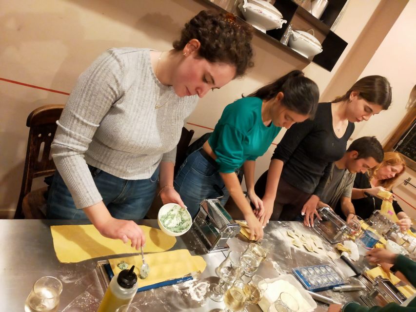Rome: Pasta Making Class with Tiramisu & Wine PRIVATE OPTION - Prosecco, wine, coffee, and limoncello