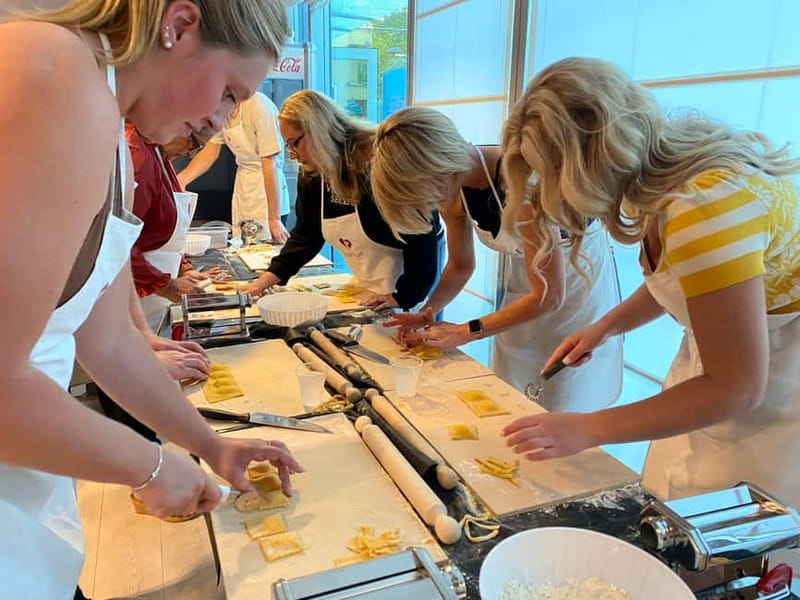 Rome: Pasta, Ravioli, and Tiramisu Cooking Class with Wine - Making tiramisu before the pasta