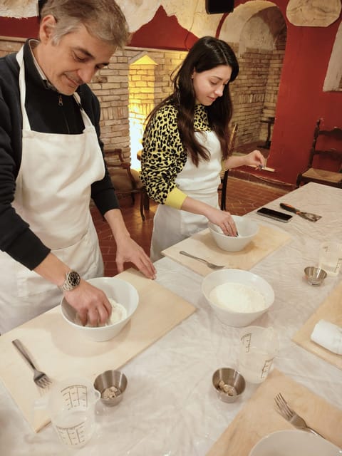 Rome: Pasta & Tiramisu Cooking Class near the Spanish Steps - Building tiramisu with the whole group