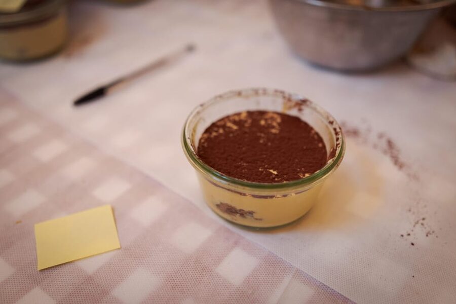 Rome: Pizza and Tiramisu Cooking Class in Piazza Navona - Making tiramisu from scratch