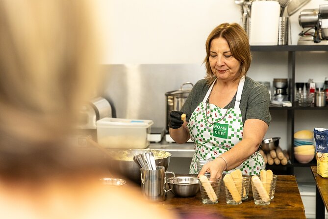 Rome: Pizza and Tiramisu Cooking Class Near the Colosseum - Tiramisu with a child-friendly choice