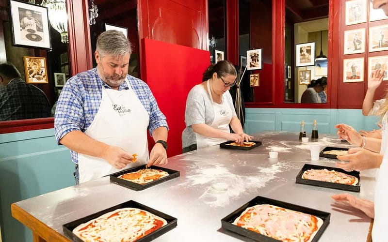 Rome: Pizza and Tiramisù Cooking Class with Glass of Wine - What the chefs add to the experience