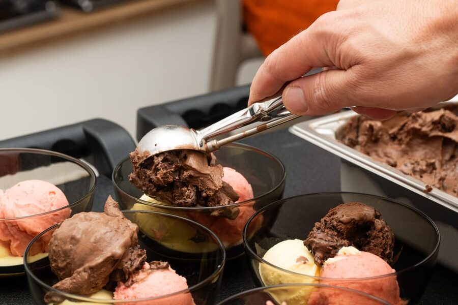 Rome: Pizza & Gelato Cooking Class + Private Chef - Gelato finishes the meal on a sweet note